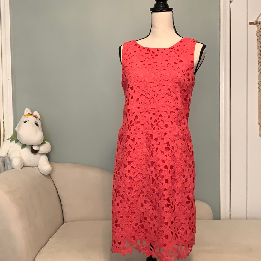 Jessica Simpson Crocheted Lace Dress